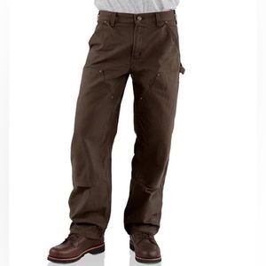 NWT Carhartt Washed Duck Loose Fit Double Front Mid Rise Dungaree Work Pants